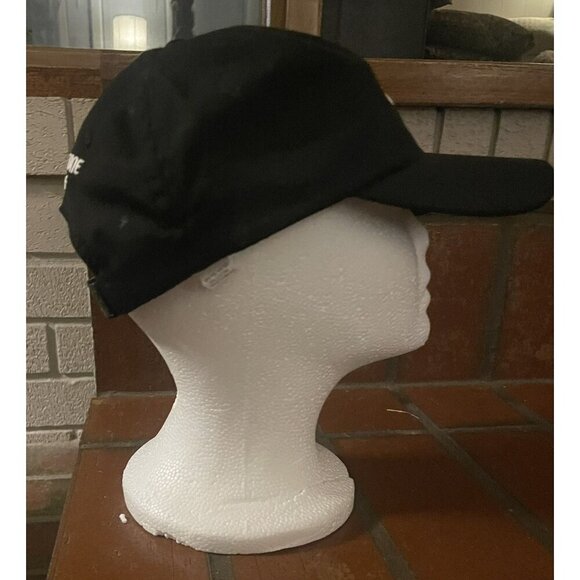 New Bridgestone Golf White Embroidered Black Adjustable Strap Baseball Cap Hat - Picture 4 of 5